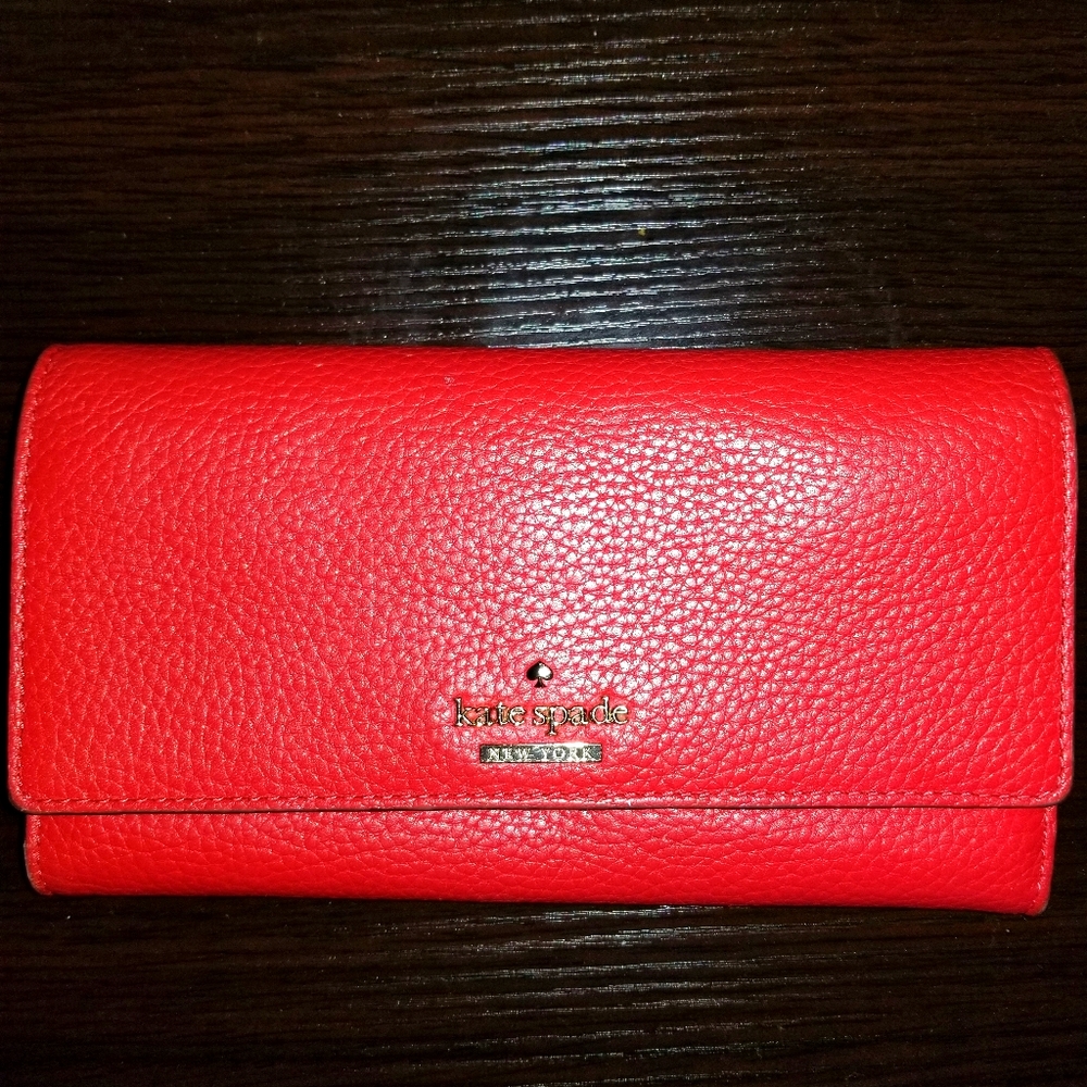 Red Kate Spade wallet